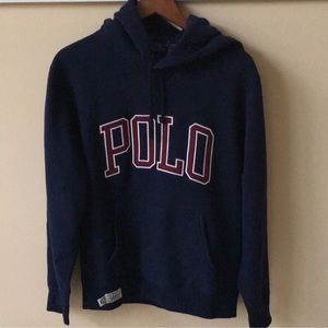 NWT polo RL fleece lined hoodie